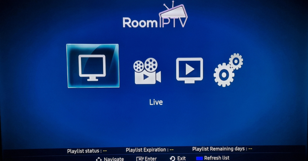 Room IPTV guide d'utilisation